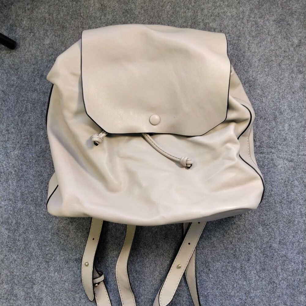 la diva purse Backpack Cream Adjustable
